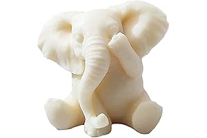 3D Silicone Elephant Candle Mold for Resin Casting