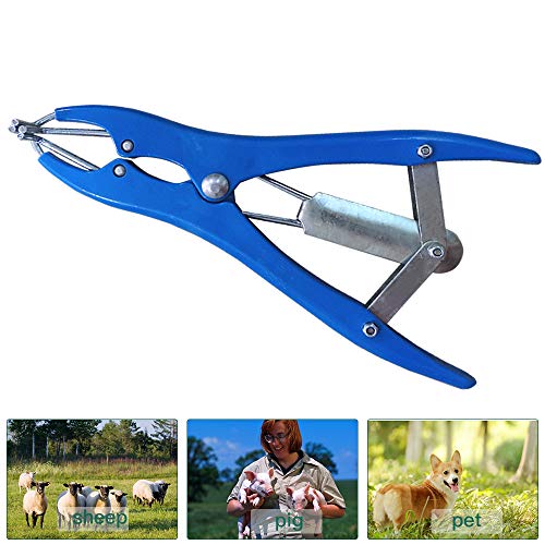 Lucky Farm Castration Bands for Dog Castrator&100 Rings Pet Tail