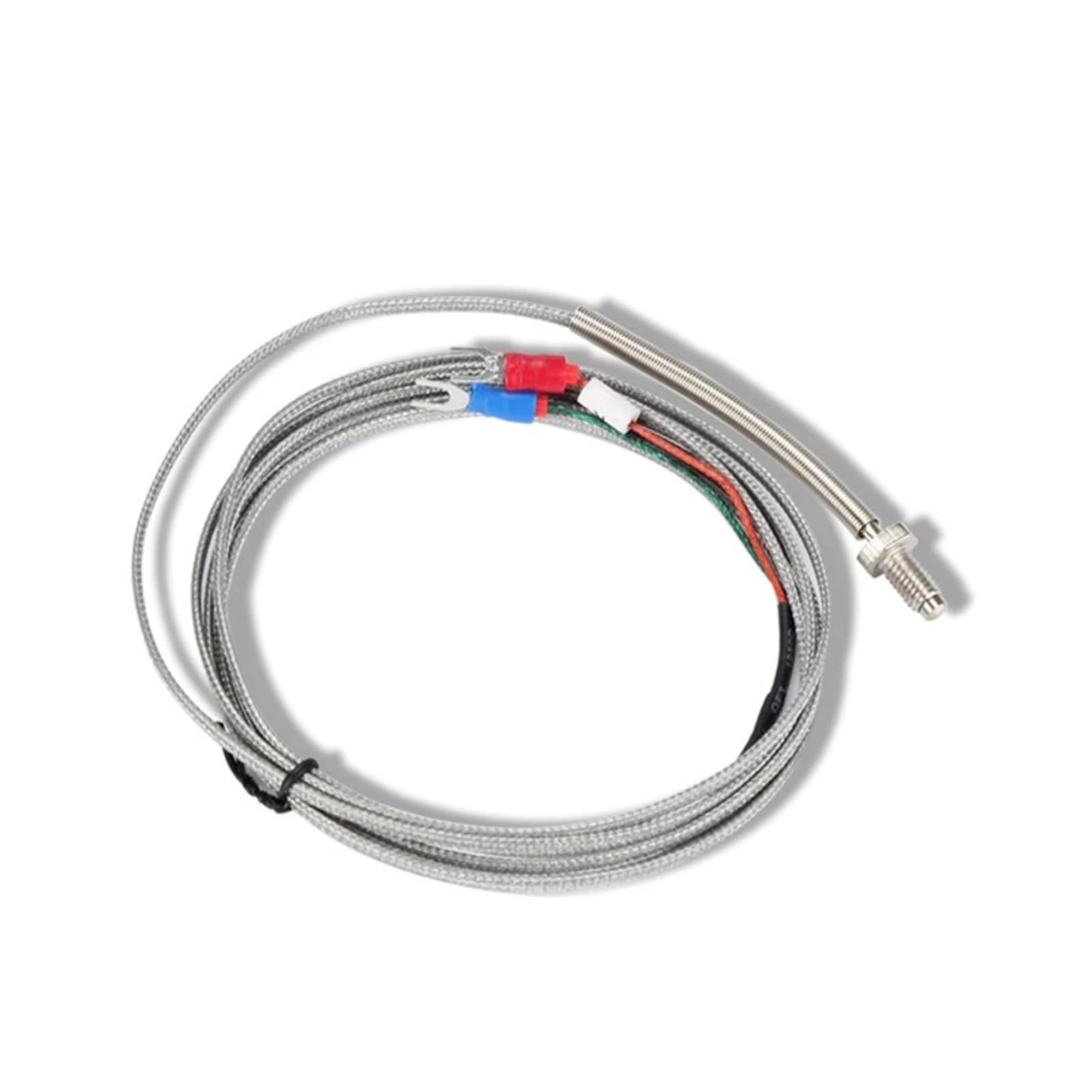 WRNT-02 M6 Vite KJ PT100 Tipo 1/2/3/5M Cavo di Filo Sensore di Temperatura termocoppia for regolatori di Temperatura industriali(M6 J Type 1m)