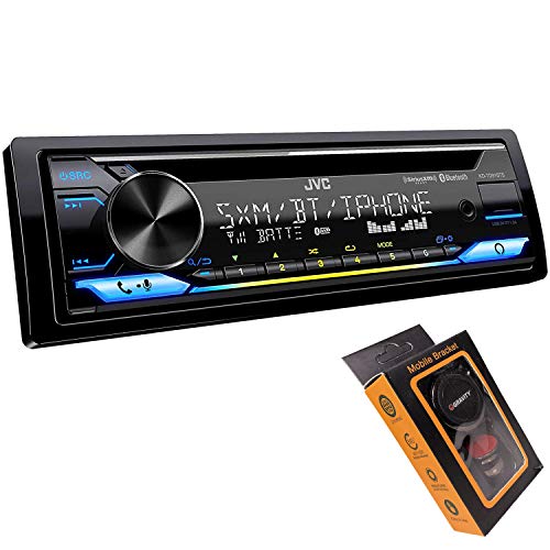 JVC KD-TD91BTS - CD Receiver Featuring Bluetooth, Front USB, AUX, Amazon Alexa, SirusXM Ready with Magnet Phone Holder