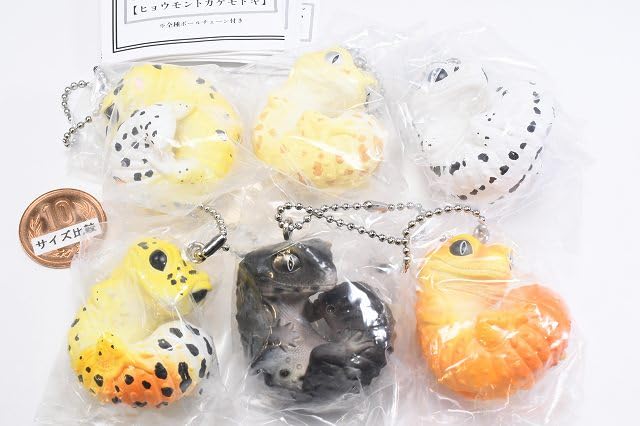 ヒョウモントカゲモドキ　ガチャ　フィギュア リアルすぎるレオパの可動式フィギュアが必ず当たるガチャを回し