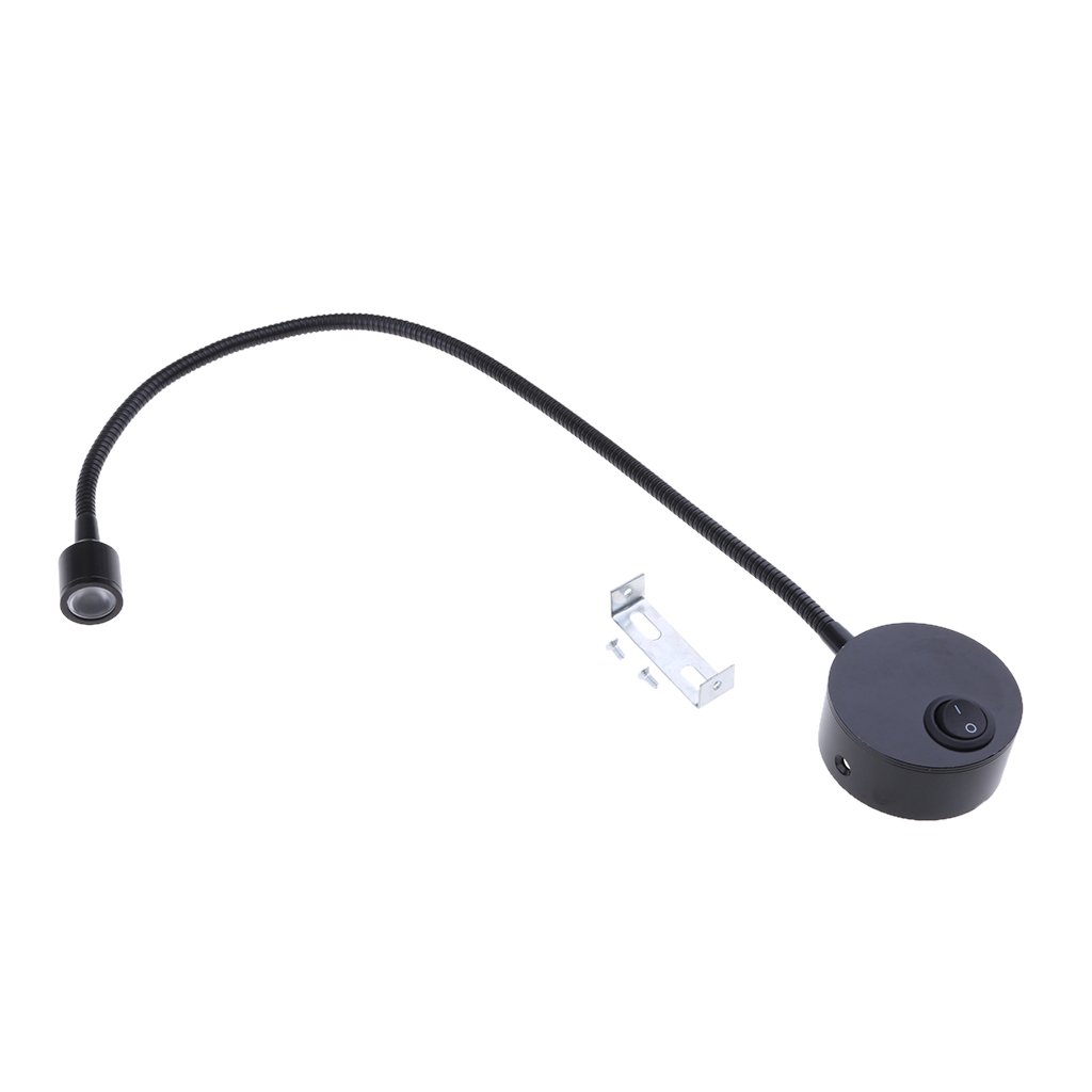 Almencla 12v 1w LED Spot Lecture Liseuse Commutateur Camping Car Bateau Lumière Camping Car