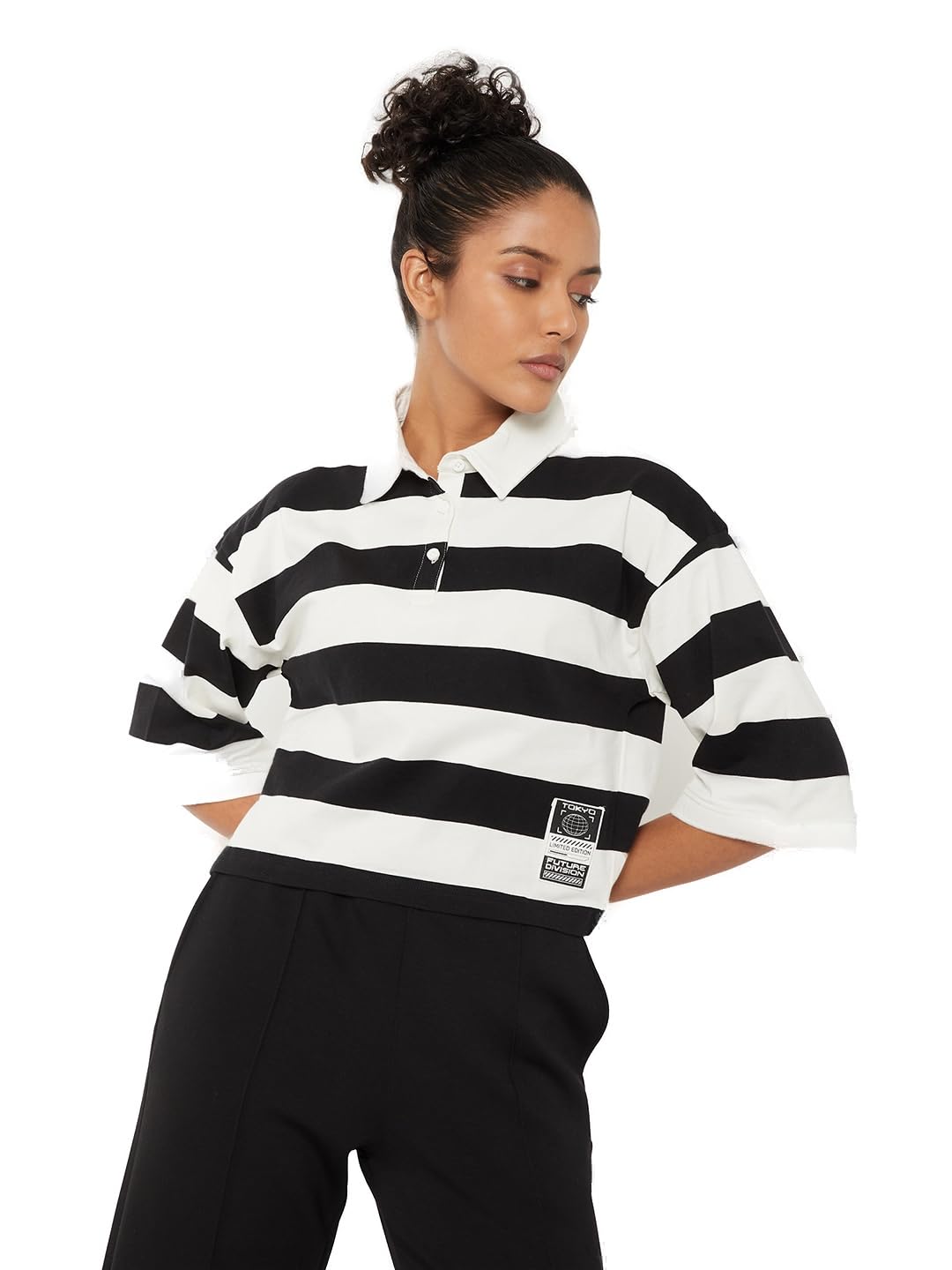 max Women Striped Polo T-Shirt-picture-31