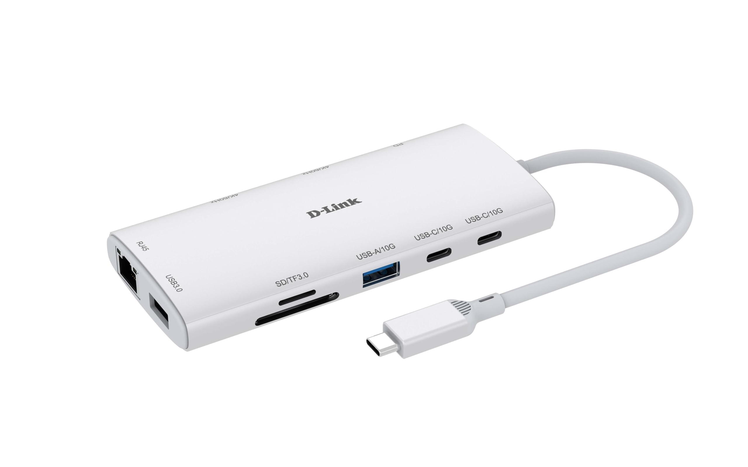 D-Link DUP-A01 Hub USB-C 10-en-1, 2X HDMI 4K@60Hz, USB 3.1/3.0, Power Delivery 100W, Lecteurs SD/microSD, Ethernet Gigabit – Sta