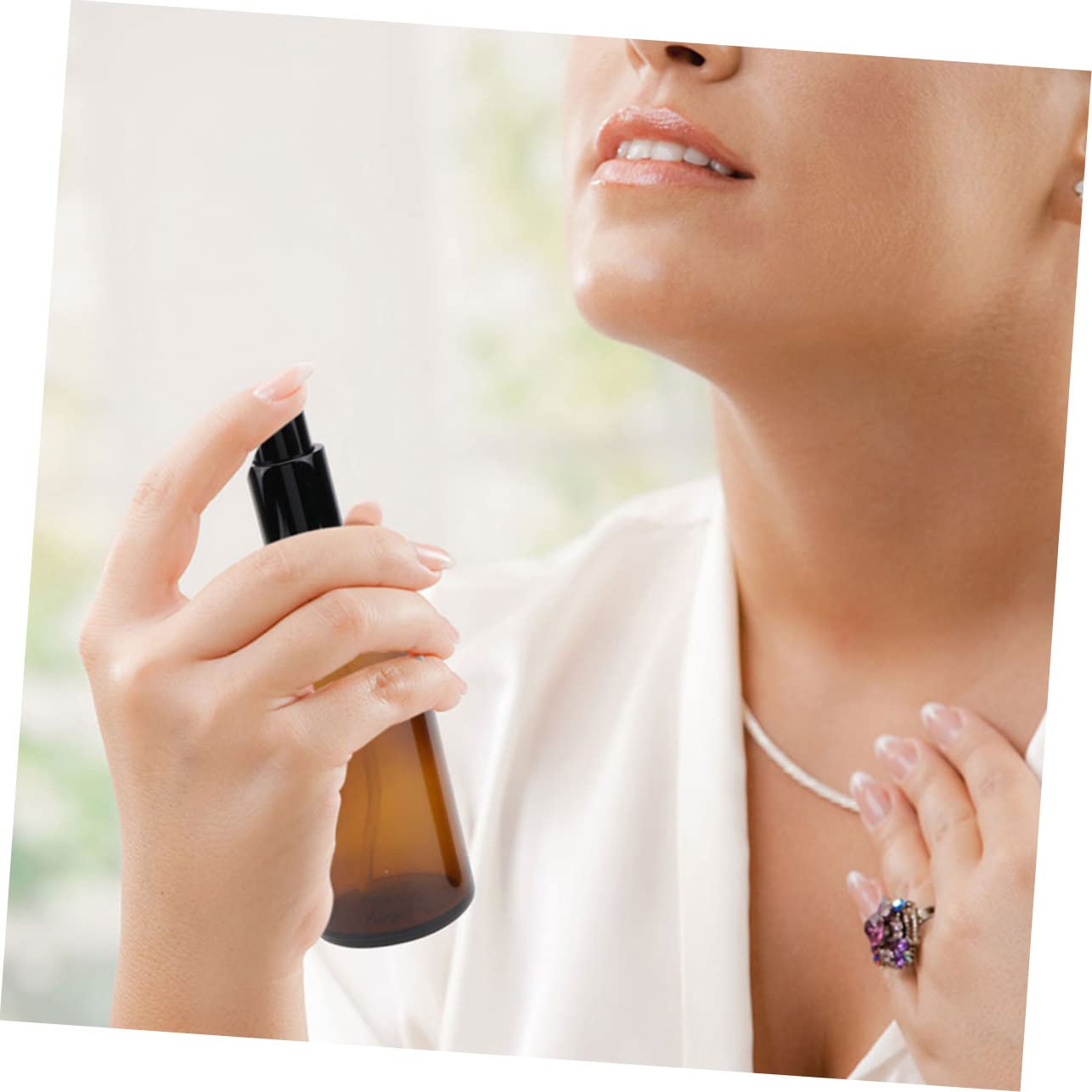 12 Stück 30ml Glas Sprühflaschen für Ätherische Öle | Braunes Glas, Wiederbefüllbar für Reise und Geschäftsreise, Robust und Kompakt