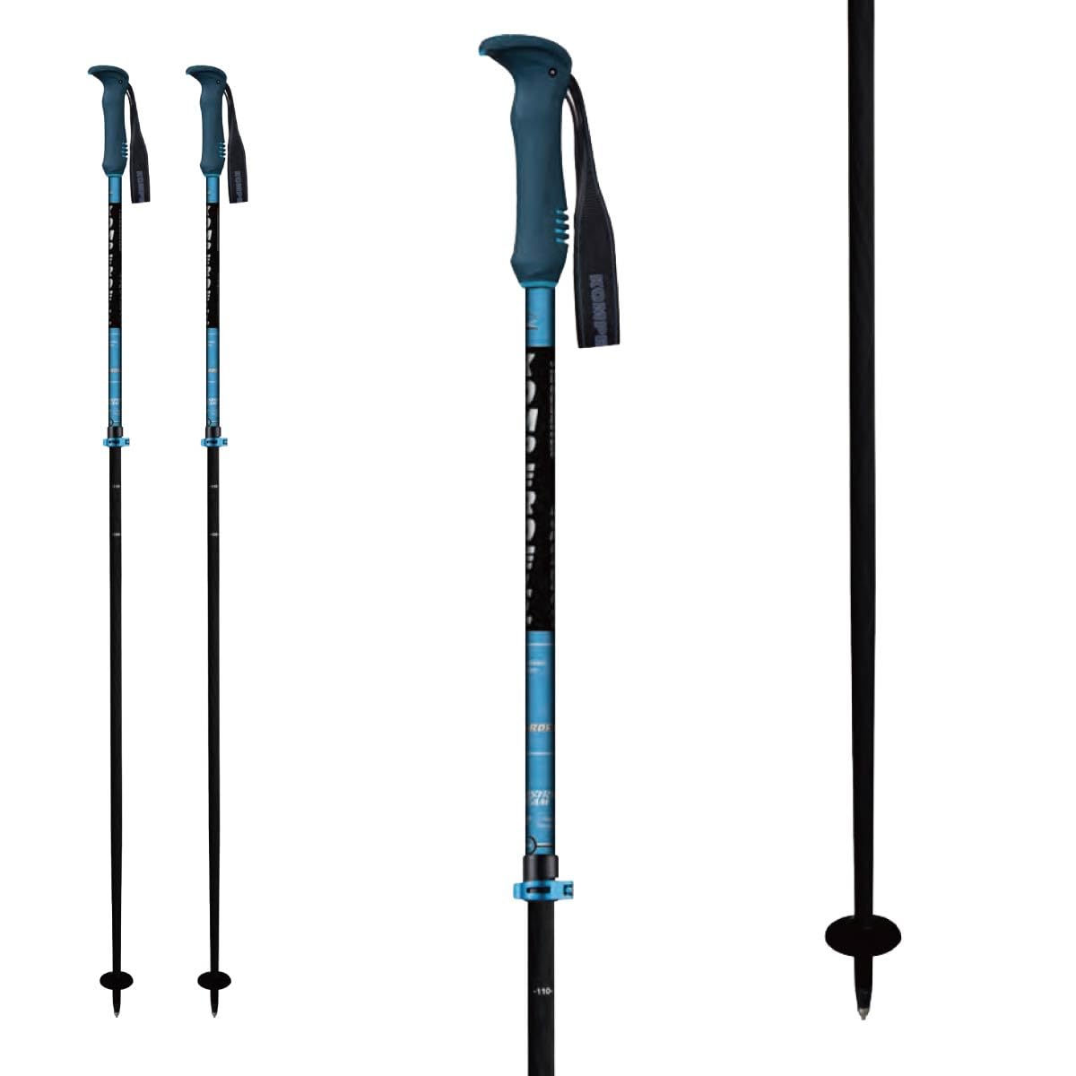 スキー KOMPERDELL CARBON PRO VARIO JAPAN BLUE Amazon | 〔コンパーデル〕スキーストック ユニセックス カーボンプロ