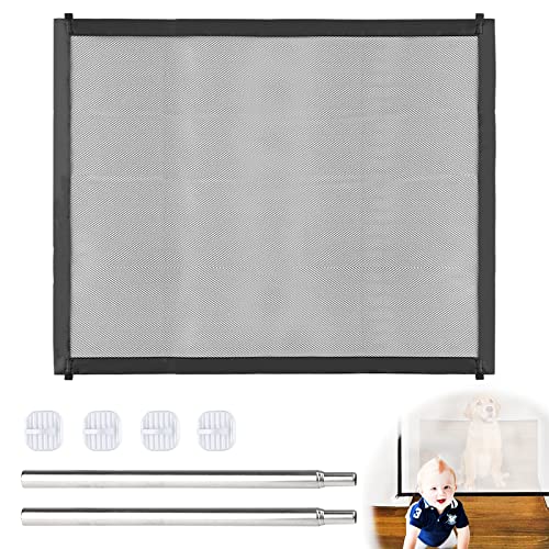 Treppenschutzgitter Ausziehbar | Baby & Haustier Schutzgitter | Ohne Bohren | Bis 125 Cm