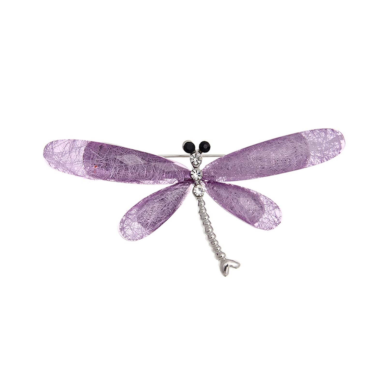 RWRAPS Libellen-Broschen für Damen, Vintage-Stil, Insekt, Tier-Brosche, Schmuck (Metallfarbe :) ()