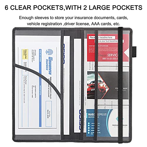 Organizador de Documentos para Auto PU miniatura 4