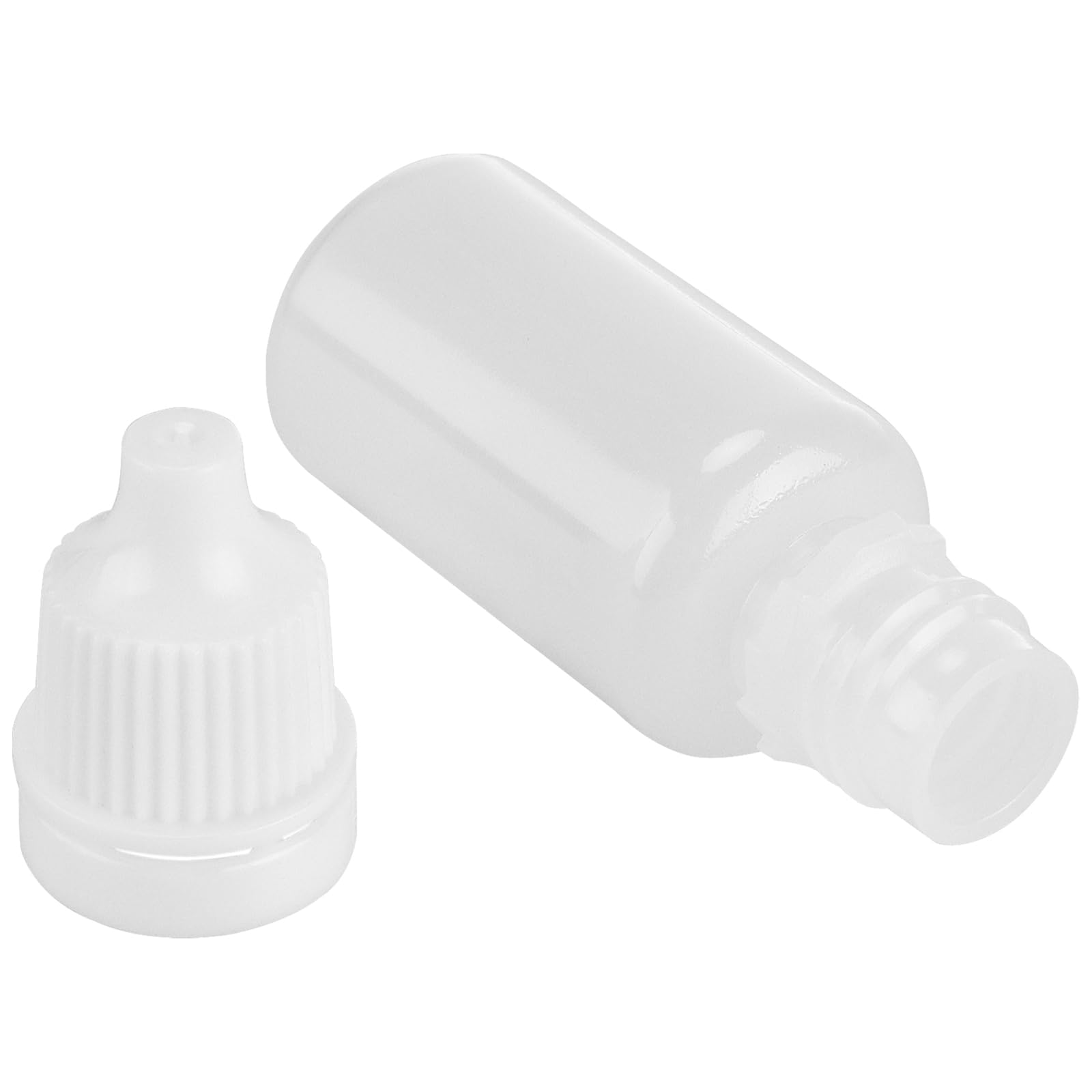 250 sztuk butelek z kroplomierzem 10 ml, z tworzywa sztucznego, małe plastikowe butelki do napełniania, z 15 lejkami i zakrętką, mała butelka do wyciskania olejków eterycznych, krople do oczu