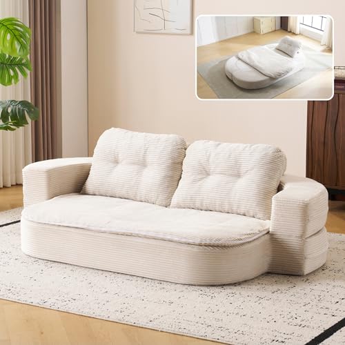 �\�t�@�x�b�h 2�l�|�� �t���A�\�t�@ 3�l�|�� �}�b�g���X �\�t�@�[ �܂肽���� �N�b�V�����\�t�@�[ �x�b�g ����Q�}�b�g �����p �}���`�Ɏg���� ���[�\�t�@ �������E���^�� �R�[�f�����C���n ���k���� (�x�[�W��, 180*120*20cm)