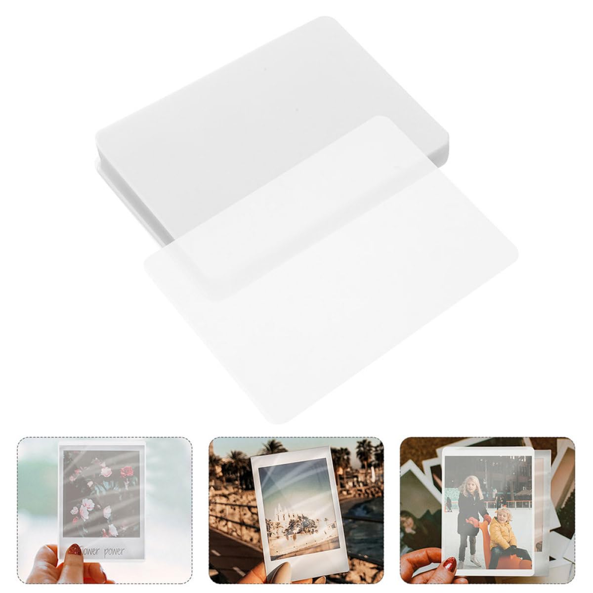 200 Blatt Laminierfolien Mil Transparent Laminierfolie Fotoschutzlaminat Wasserfest Langlebig für Ausweise Karten Dokumente Poster