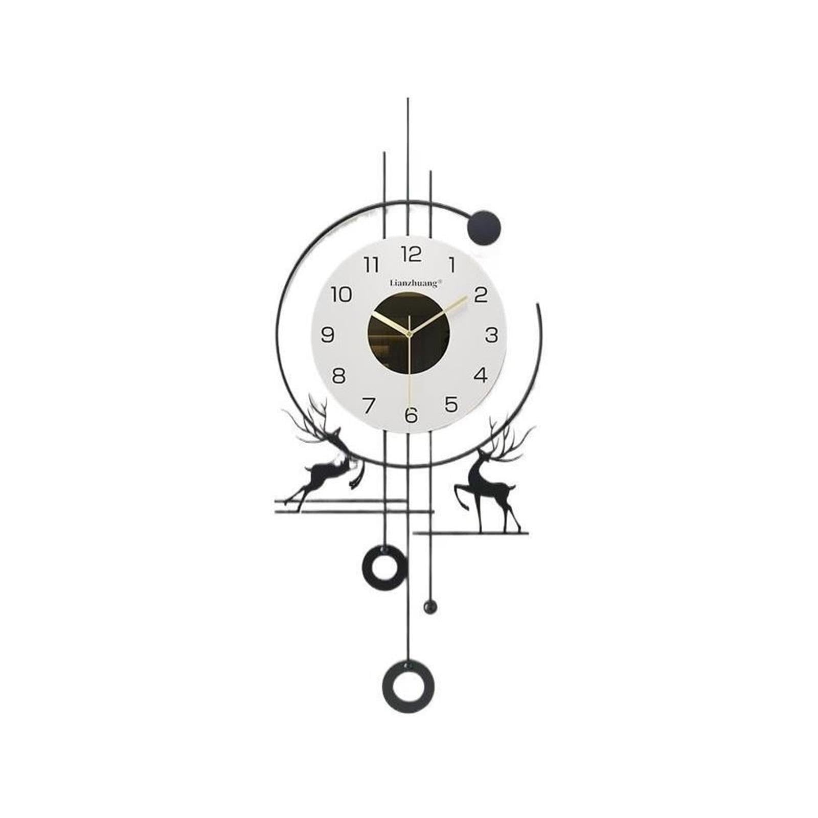 Decorare Orologio da parete creativo in metallo for la di fondo della casa