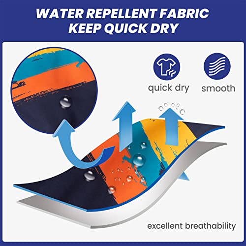 image for maamgic Mens Swim Trunks Quick Dry Swim Shorts with Mesh Lining Funny 