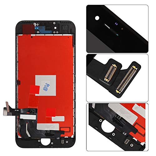 Ibaye Schermo per iPhone 7 Nero Display LCD