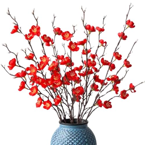 Genérico Flores 3 Ramas de 50 cm Aprox, Flores Artificiales de