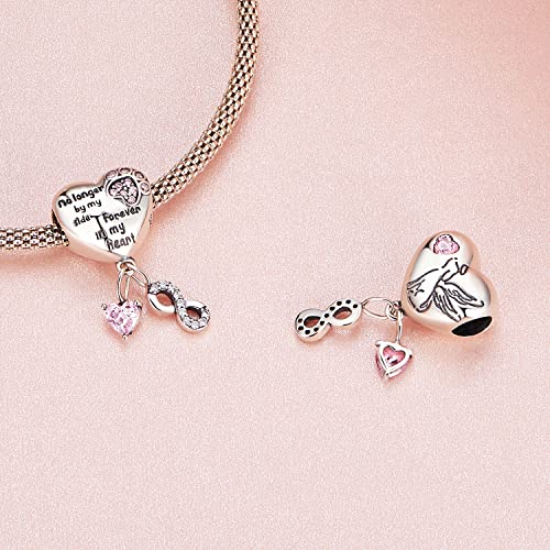 Dije plata ley 925 infinito accesorio ideal para pulseras diarias 7