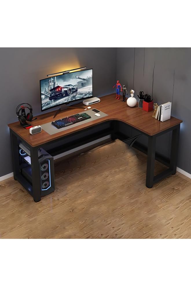NKX Computer and Multifunction Table Home Office Workstation 120X80 cm (Right Corner)