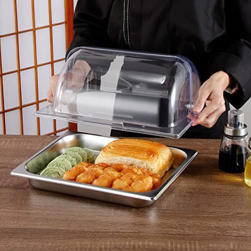 Couvercle de plat à friction transparent pour protéger les aliments - 8