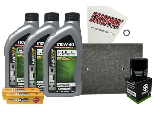 Cyclemax Full-Synthetic KPO Tune-Up Kit compatible with 2013-2017 Kawasaki NINJA 300