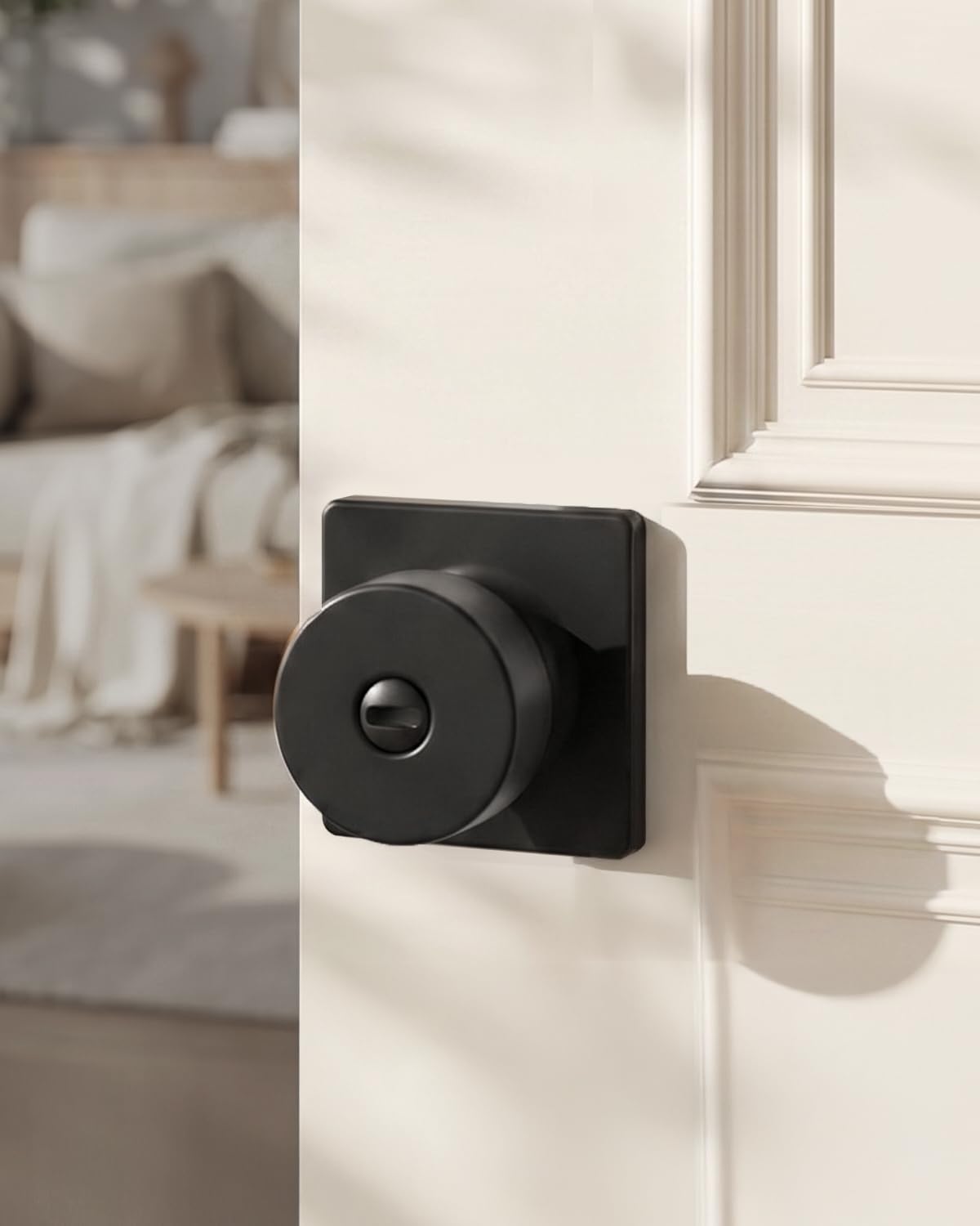 Black Privacy Door Knobs - 10 Pack -2 Black Privacy Door Knobs - 10 Pack -2