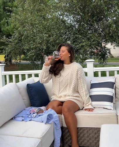 Aelfric Eden Oversized Knit Sweater Solid Vintage Pullover Sweater Unisex Woven Crewneck Knitted Tops2