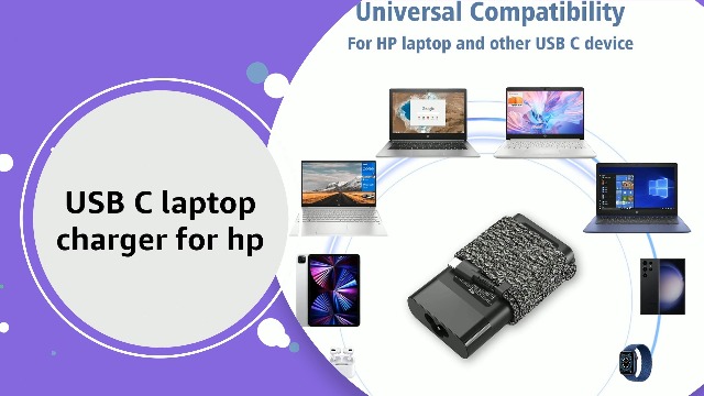 Caricabatteria Auto Per HP Laptop 19.5V 65W - Con Porta USB QC3.0, Connettore Blu, Per Envy, Pavilion, Stream - Foto 7
