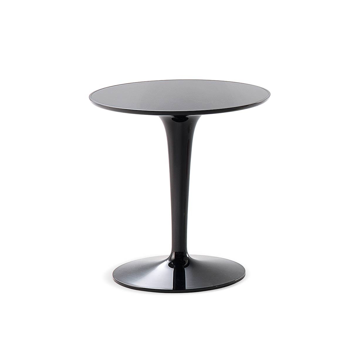 The Look Round Glass Bistro Dining/Bistro/Side Table 60cm Amazon.co