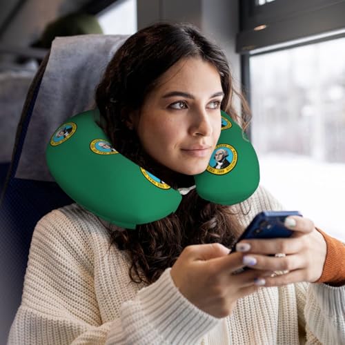 Almohada de Viaje Cervical con Relleno de Poliéster Negra miniatura 6