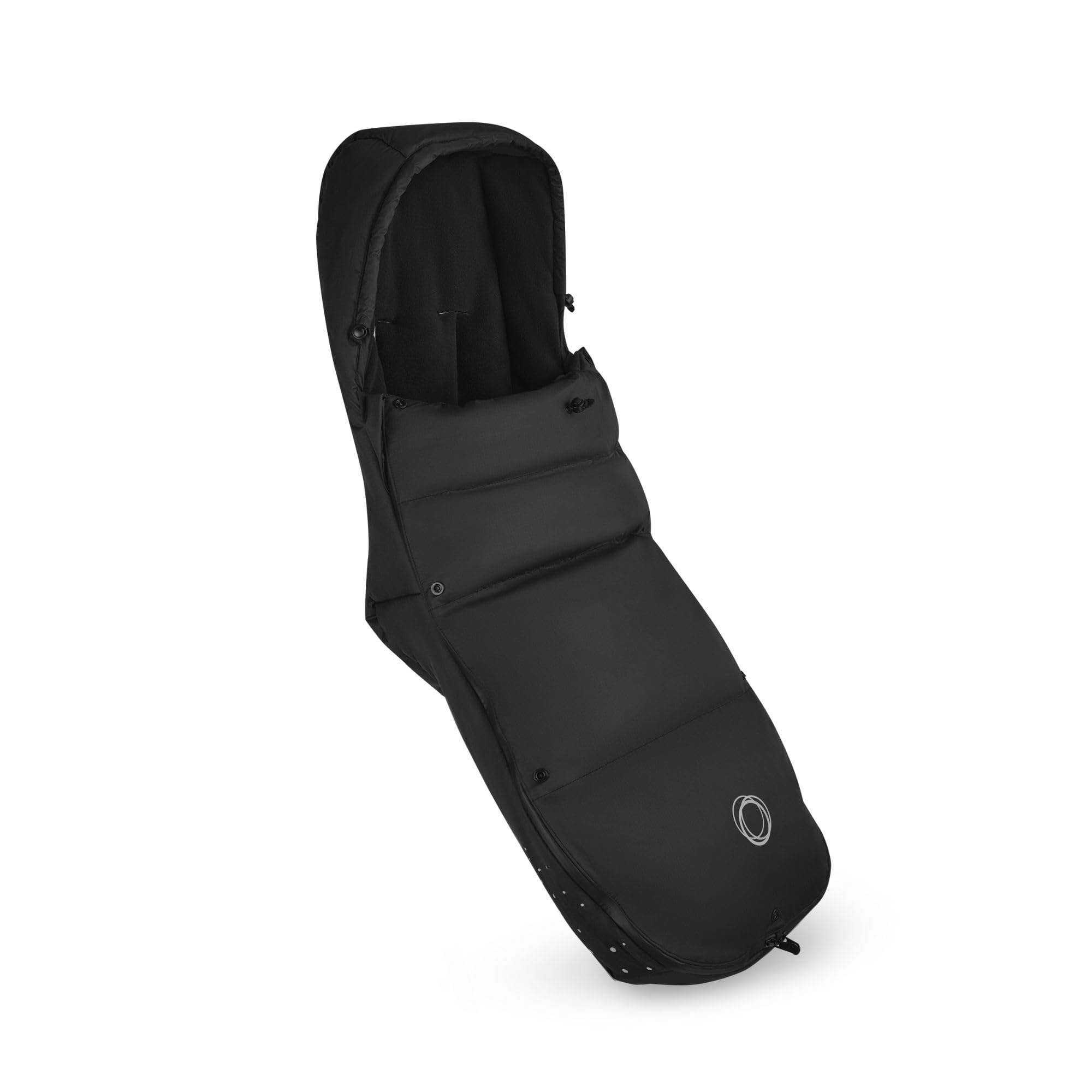 Bugaboo Saco de Silla Thermolite Performance para Carrito, Saco de Dormir para Bebés con Relleno Extraíble, Protector Anti-suciedad, Cremalleras Impermeables y Cubrepiés - Heritage Black