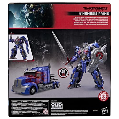 Image of Transformers Studio Series The Last Knight Leader Class Nemesis Prime Action Figure