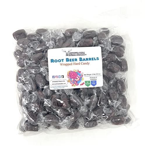 Yankee Traders Old Fashioned Candy Barrels, Root Beer, 2 Pound - image 1
