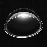 LOTOWELZON 6inch Acrylic Replacement Transparent Clear Camera Dome Cover Security Camera Housing Pet Dog Fence Window Skylight Window (ID150mm*H76mm/5.9 * 3in)