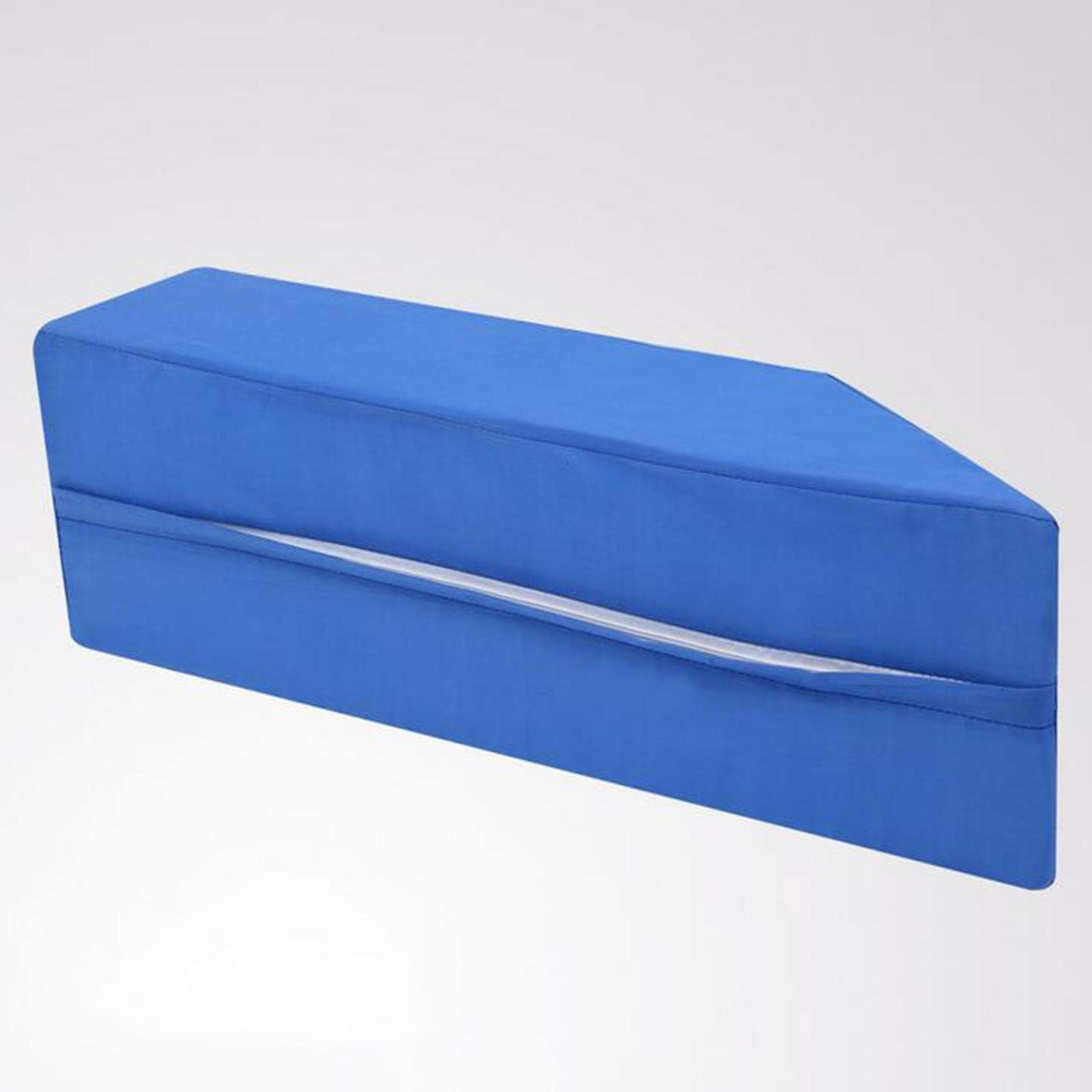 Cojín de Apoyo para Piernas, Cojín de Apoyo para Pies, Cojín de de Espuma, Soporte para Rodillas con Diseño Ergonómico Y Cremallera Oculta para R, Azul 65x20x15cm