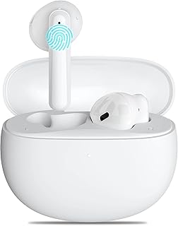 WFSRTGSS Wireless Headphones,Bluetooth 5.2 Headphones in Ear,IPX8 Waterproof Stereo Headphones,Enhanced Calls,24H Playtime,Easy-Pairing,Bluetooth for iPhone/Samsung/Android/iOS,Wireless Earbuds