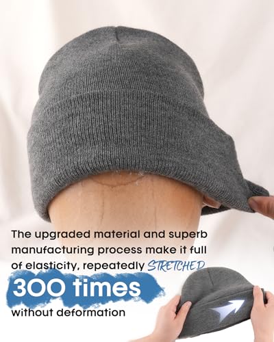 Image of FURTALK Unisex Cuffed Beanie Thick Double Knit Winter Skull Cap | Double-Layer Warmth, Ultra-Soft Itch-Free Knit, Snug No-Slip Fit, Essential Gear for Winter Jogging & Outdoor Sports