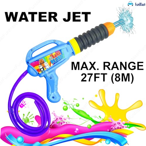 Image of FunBlast Holi Pichkari High Pressure Water Gun Toy for Kids with Tank Water, Pichkari for Kids, Holi Gun, Tank Capacity - 1 L, Made in India Pichkari Toys, Best Gift