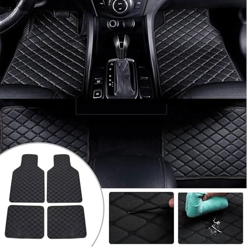 Alfombrillas de moqueta para coche VW Caddy 5 con acabado interior elegante 4