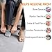 TOFLY® Plantar Fasciitis Socks for Women Men, Truly 20-30mmHg Compression Socks for Arch & Ankle Support, Foot Care Compression Sleeves for Injury Recovery, Eases Swelling, Pain Relief, Beige L