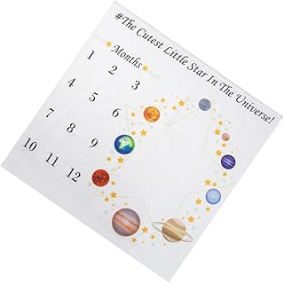 Toddmomy 1 PC Fundo Cobertores Infantis Cobertor Foto Flanela Cobertor De Lã Pano De Fundo Foto Do Bebê Recém-Nascido Cobertor Fotográfico Marco Algodão Cobertor Mensal Cobertor Mensal