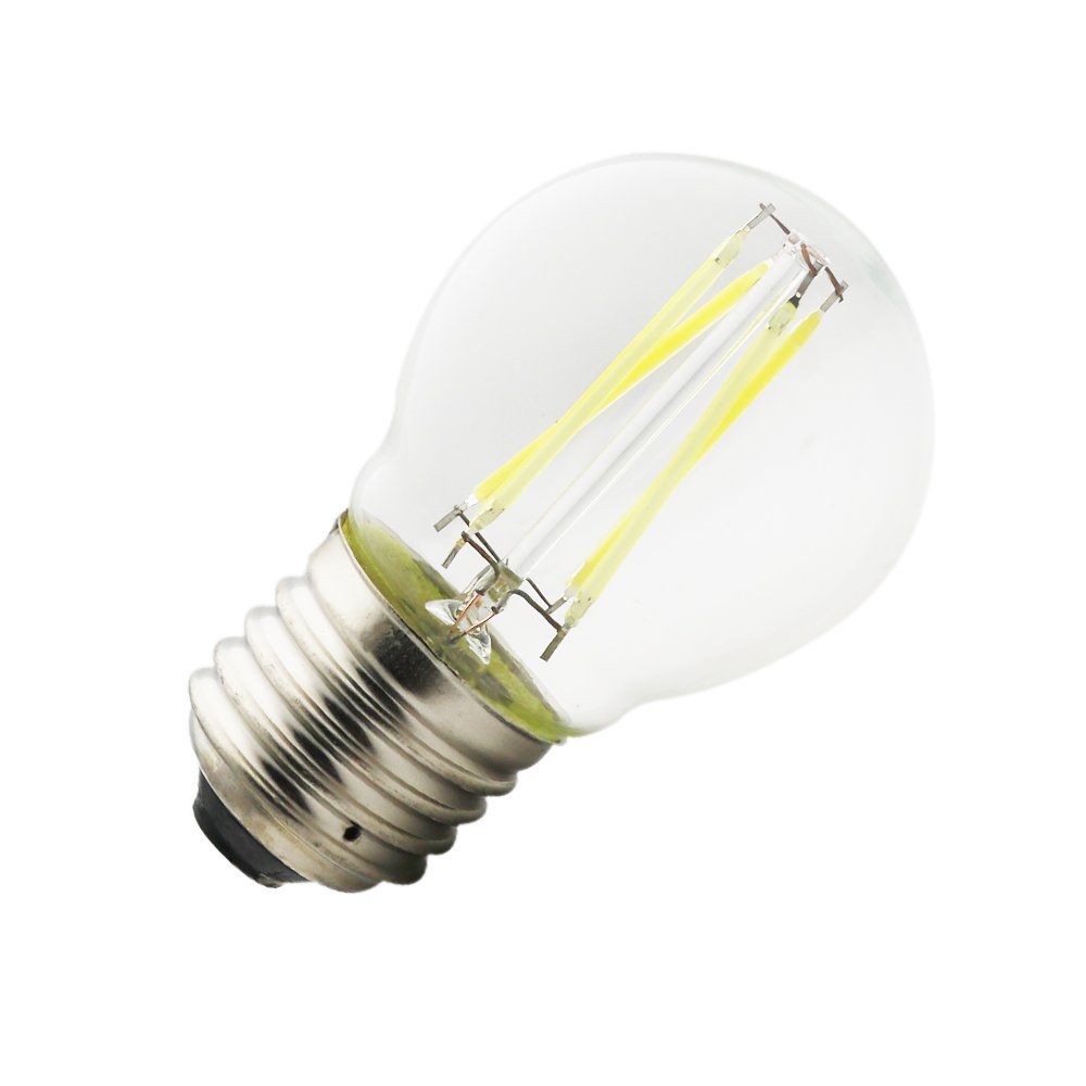 Mengjay 20 x żarówka LED E27 G45 4 W G45, retro żarówka Edisona G45 zimna biel 6500 K, AC 220-240 V