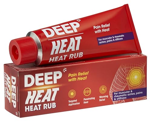 Deep Heat Heat Rub For Muscular & Rheumatic Aches Pain and Stiffness 100g (Pack of 1)