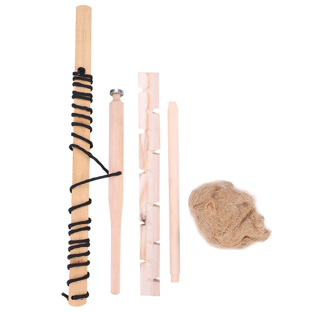 Fire Making Survival Tool Lightweight Wood Drilling Ignitor for Outdoor Camping, Hiking, ParentChild Interaction - 1 Set