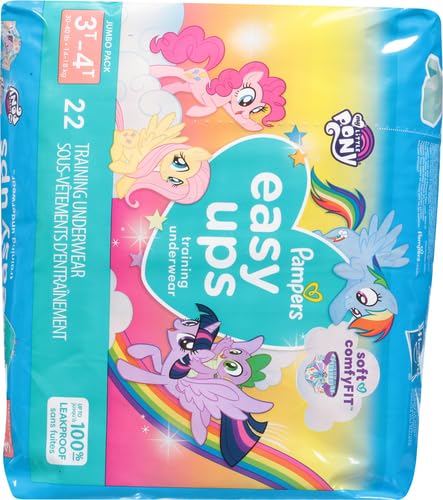 Image of Pampers Training Pants - Easy Ups Girls & Boys - Size 3T-4T, 22 Count, Peppa Pig Potty Underwear (Packaging May Vary) (Pack of 4)