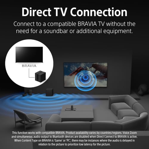 Image of Sony BRAVIA Theater Sub 9 Premium Wireless Subwoofer for Soundbar SA-SW9 | Compatible with BRAVIA Theater (Trio, Quad, Bar 9 /8 /7), HT-A7000 /A5000 /A3000, Direct Connection to Compatible BRAVIA TV