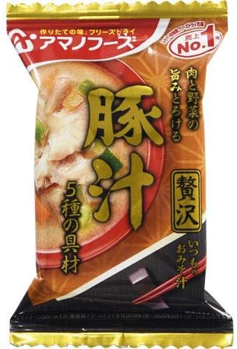 アマノフーズ いつものおみそ汁贅沢豚汁 1食