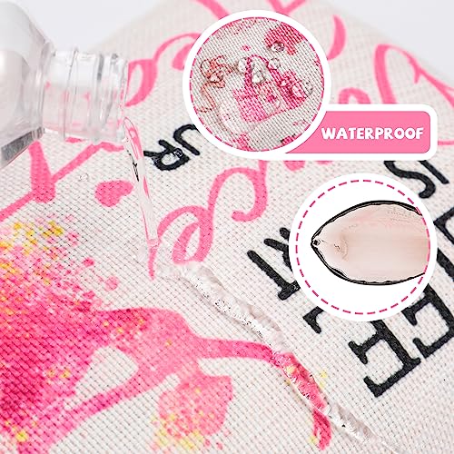 Silkfly HAA-SILKFLY-928 12 Pcs Dance Makeup Bag Christmas Ballet Dancer Cosmetic Bag Dance Lover Gift Portable Travel Dance Stuff Teacher Appreciation Dance Gifts Toiletry Zipper Pouch thumb #3