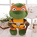 Tortuga de dibujos animados Muñecas de felpa Tortuga MIKEY MICHELANGELO DONATELLO Leonardo Raffaele Muñecas Rellenas Tortugas 35 cm