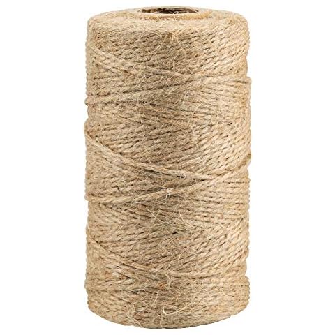 KINGLAKE 328 Feet Natural Jute Twine Cover