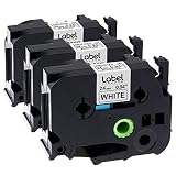 TZe-251 24mm Label Tape Label KINGDOM Compatible TZe Tape 24mm Replacement for Brother TZe-251 TZ-25